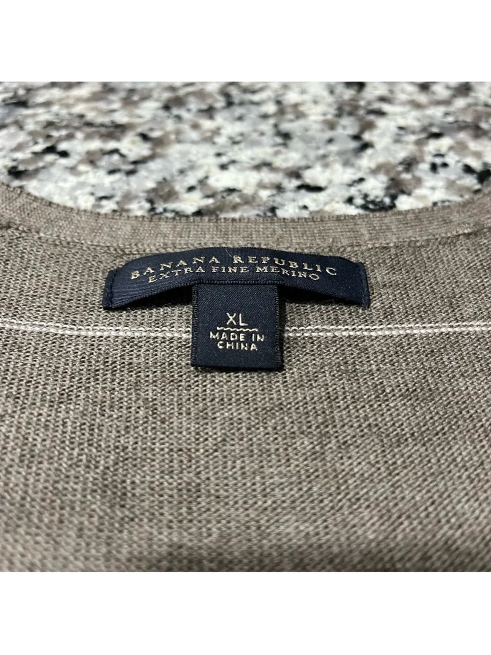 Banana Republic Sweater XL Wool Brown